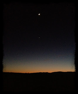 Recovered image from The moon and Mercury